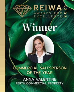Anna Valentine Commercial Salesperson Of the Year 2025